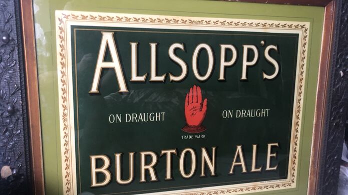 Allsopp's Memorabilia Pub Sign