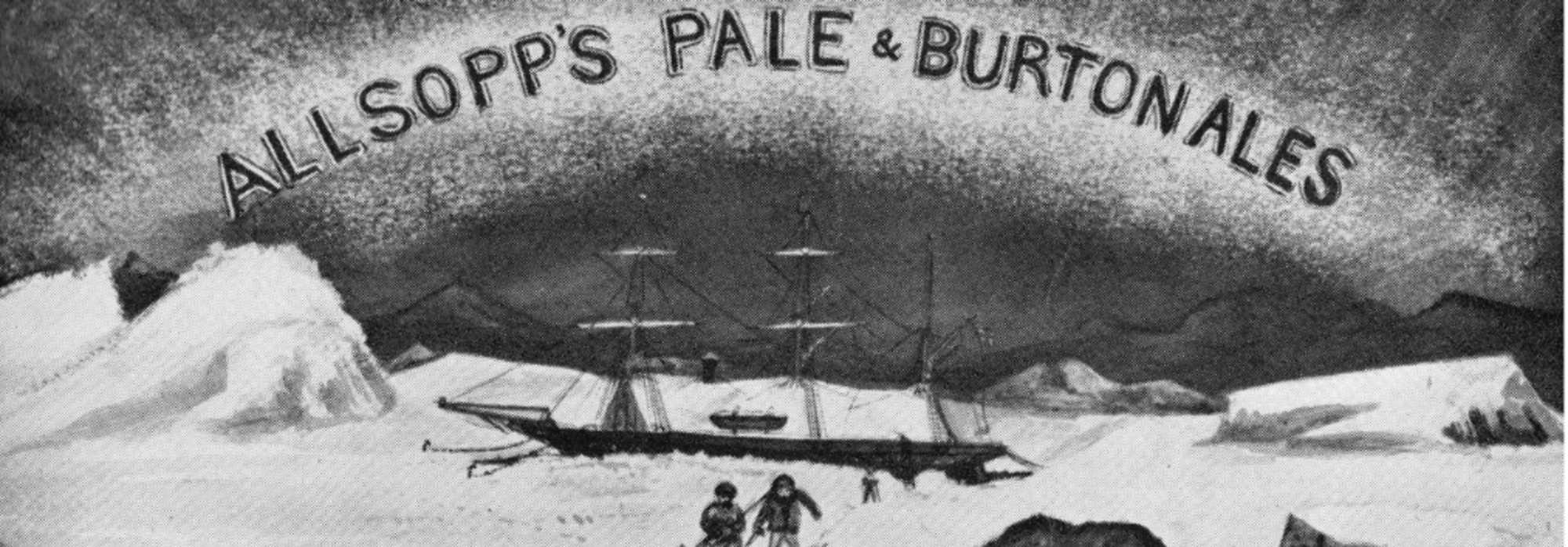 19th Century Allsopp's Arctic Ale Poster - A Polar Favourite